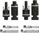 Set 4 Conectori Mc4 Montare Panou M+f Onuvio – 1000v 30a Cutii Distribuție Trecere Panou Panouri Electrice Cablu Solar 2.5–6 Mm2 Kit 2 Femele + 2 Masculi Piuliță Garnitură O-ring