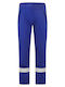 Portwest Reflective and Waterproof Work Trousers Blue
