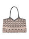 Fabric Women's Shopper Bag Black PS261B512 C19
