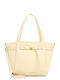 Damen Handtasche Shopper Schulter Gelbe