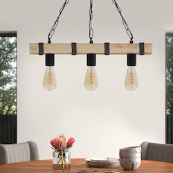 Megapap Vero Black Pendant Ceiling Light 50x8x65cm
