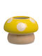 Likò Italia Ceramic Yellow Plant Pot 14x14x10cm