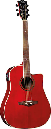 Semi-Acoustic Guitar Nxtd100ce See Through Cutaway Red / Blue