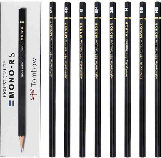 Tombow Wooden Highest Quality Pencils Mono-rs 12pcs 4901991017335 Nibs 3b