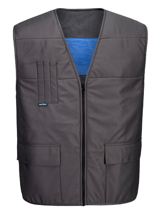 Portwest Herren Sicherheitsweste Grau