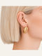 Rosefield Gold Plated Steel Hoop Earrings