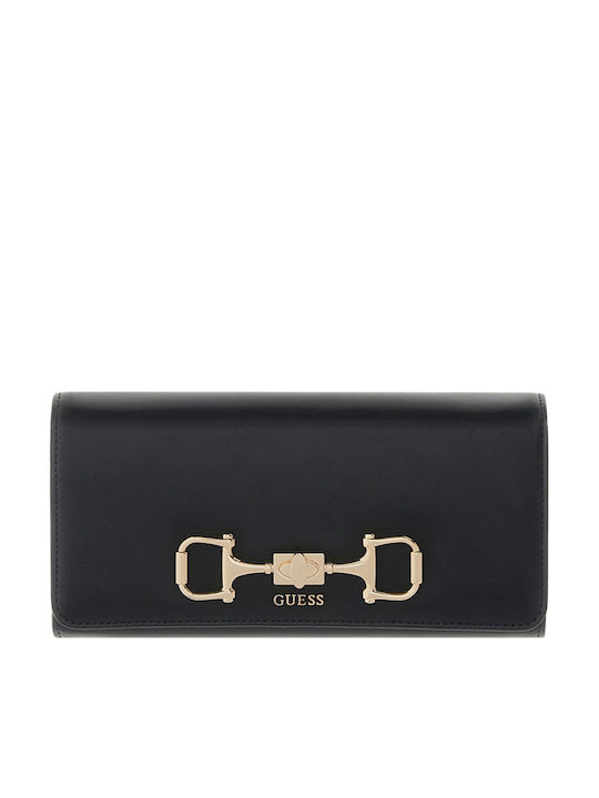 Guess Wallet Mare Portofel De Damă Negru