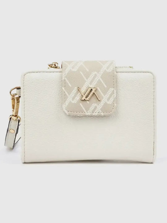 Small Women's Wallet with RFID Ecru