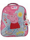 Peppa Pig Σχολική Τσάντα Πλάτης Νηπιαγωγείου Ροζ 8lt 27 x 10 x 31εκ