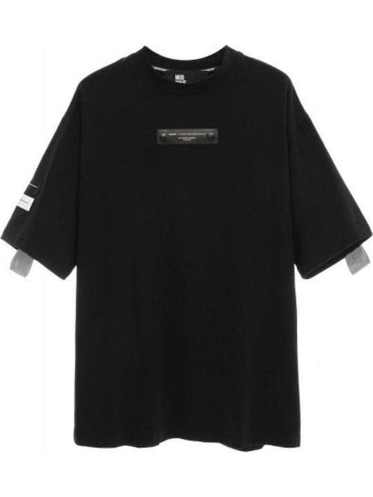 Mod Wave Movement Tricou Negru