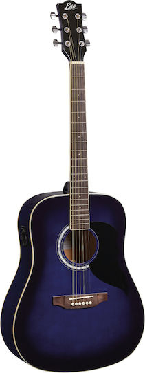 Semi-Acoustic Guitar Ranger 6eq Blue Sunburst