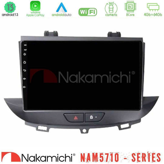 Nakamichi Car Audio System for Opel Crossland X / Grandland Audi A5 2017-2020 Bluetooth USB WiFi GPS Apple CarPlay Android Auto with 9" Touch Screen