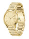 Lacoste 12.12 Metropole Womens Watch 39mm Battery With Gold Metal Bracelet