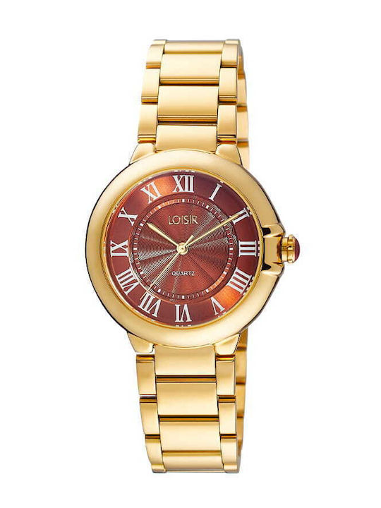Loisir Timeless Womens Watch Battery with Gold ...