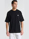 T-shirt Μαύρο