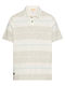 Herrenbluse Kurzarm Beiges Polo