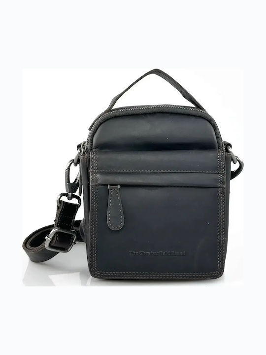 Leather Men's Shoulder / Crossbody Bag Brown