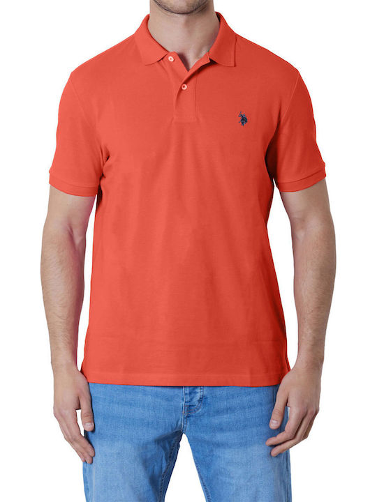 U.S. Polo Assn. Assn Polo Short Sleeve Orange B...