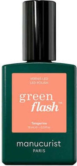 Green Flash Ojă Pentru Unghii Cu Gel Tangerine 15ml