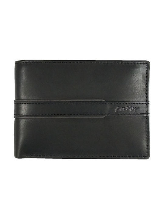 Lavor Leather Men's Wallet with RFID Black