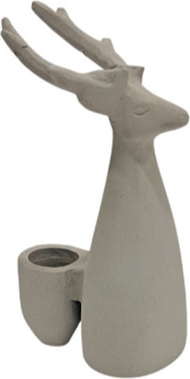 InTheBox Christmas Candlestick White 16x8cm