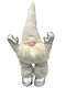 Weihnachtsfigur Zwerg Höhe 35cm 9203-35 Weiß