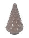 Arbore Decorativ De Crăciun Din Sticlă Cu Lumină LED 18 Cm Roz 2 Bucăți