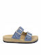 Sandale Casual Damă Anatomici De Piele Albastre