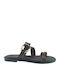 Damen Flache Sandalen Braun
