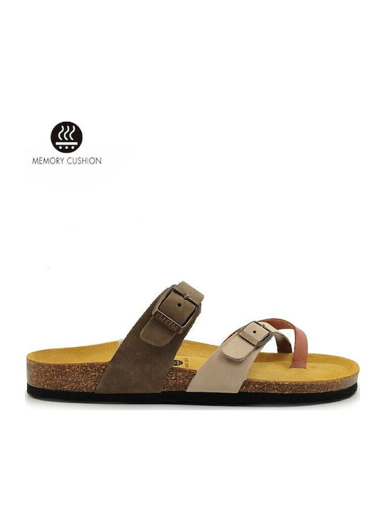Plakton 181032 Nobuck Women's Anatomic Sandals ...
