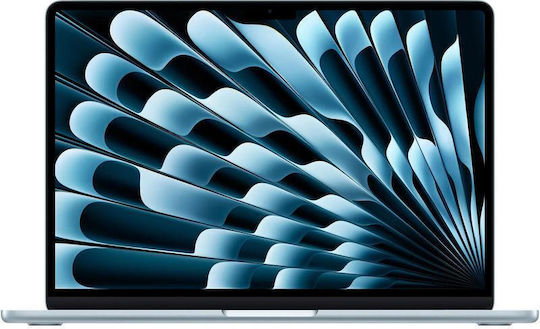 Apple MacBook Air 13.6" Panou IPS Ecran Retina (M5-10 Nuclee/24GB/512GB SSD/8-Core GPU) Albastru Ceresc (Tastatură Internațională Engleză)