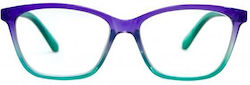 Frog Optical Lesebrillen +1.75 in Lila Farbe