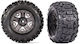 Traxxas Sledgehammer 2.8" Pre-mounted Tires & Wheels Charcoal Gray 2pcs Tsm