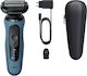 Braun Series 5 52-A1000S Foil Ξυριστική Μηχανή Προσώπου Επαναφορτιζόμενη