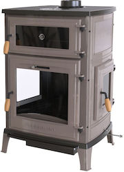 Thermozoff 8000-Beige Keramik Holzöfen mit Backofen 13.28kW Beige Thermozoff 8000-Beige Keramik Holzöfen mit Backofen 13.28kW Beige