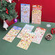 Christmas Series Gold-Plated Stickers