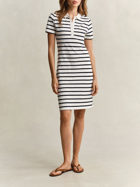 Gant Summer Mini Shirt Dress White