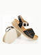 Inblu Black Anatomic Women's Platforms Self-Adhesive Adjustable Strap