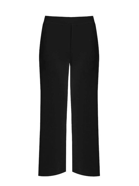 Women's Pantaloons with Rubber Band Black