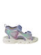 Kids' Sandals with Hoop & Loop Closure and Lights Lilac