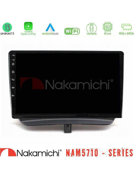 Nakamichi Car Audio System for Ford Courier 2015-2023 Bluetooth USB WiFi GPS Apple CarPlay Android Auto with 9" Touch Screen