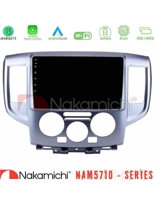 Nakamichi Car Audio System for Nissan NV200 2009 2019 Bluetooth USB WiFi GPS Apple CarPlay Android Auto with 9" Touch Screen