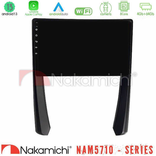 Nakamichi Ηχοσύστημα Αυτοκινήτου για Porsche 911 / Cayman / Boxster 2005-2012 (Bluetooth/USB/WiFi/GPS/Apple-Carplay/Android-Auto) με Οθόνη Αφής 9"
