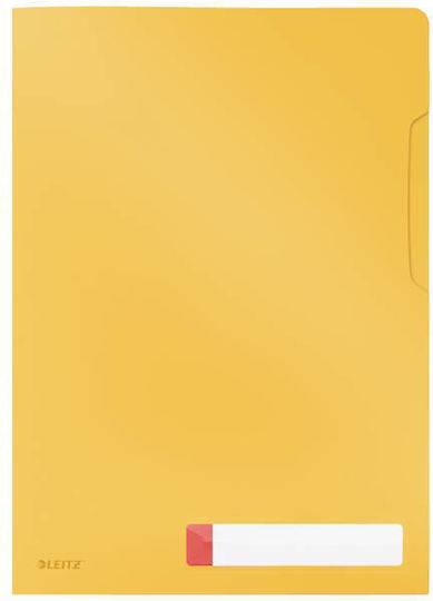 Leitz Leitz Cosy Dosar Protector Cu Deschidere În L Pp A4 40 File Etichetă Set 3 Bucăți Galben Chihlimbar