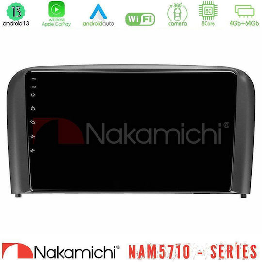 Nakamichi Car Audio System for Volvo S80 1998-2006 Bluetooth USB WiFi GPS Apple CarPlay Android Auto with 9" Touch Screen