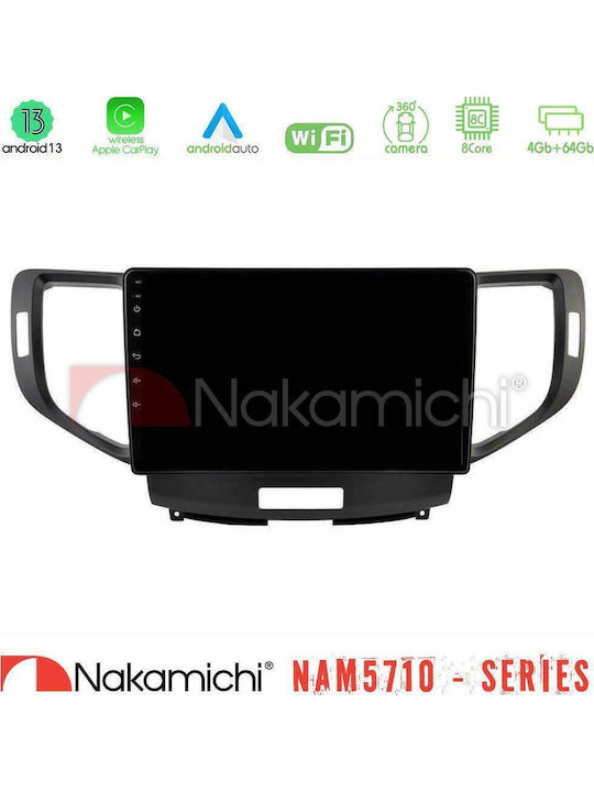 Nakamichi Car Audio System for Honda Accord 2008-2015 Bluetooth USB WiFi GPS Apple CarPlay Android Auto with 9" Touch Screen