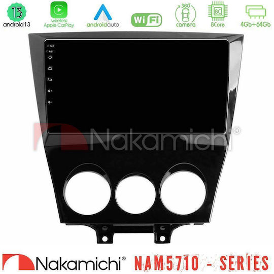 Nakamichi Car Audio System for Mazda RX-8 2008-2012 Bluetooth USB WiFi GPS Apple CarPlay Android Auto with 9" Touch Screen
