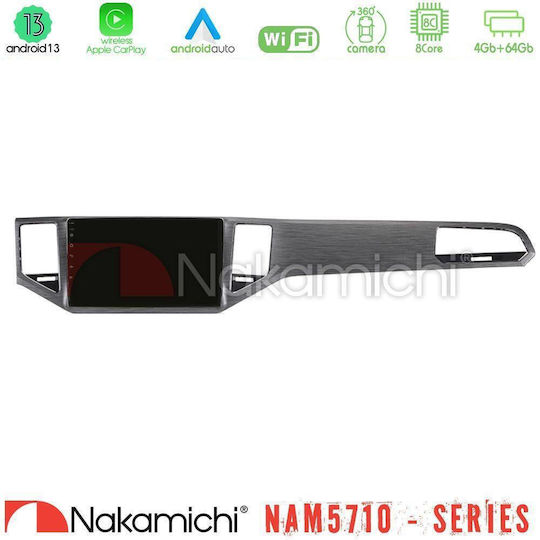Nakamichi Ηχοσύστημα Αυτοκινήτου για Volkswagen Sportsvan 2014-2020 (Bluetooth/USB/WiFi/GPS/Apple-Carplay/Android-Auto) με Οθόνη Αφής 9"