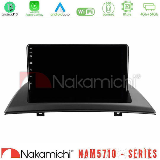 Nakamichi Ηχοσύστημα Αυτοκινήτου για BMW X3 (E83) 2003 – 2010 (Bluetooth/USB/WiFi/GPS/Apple-Carplay/Android-Auto) με Οθόνη Αφής 9"