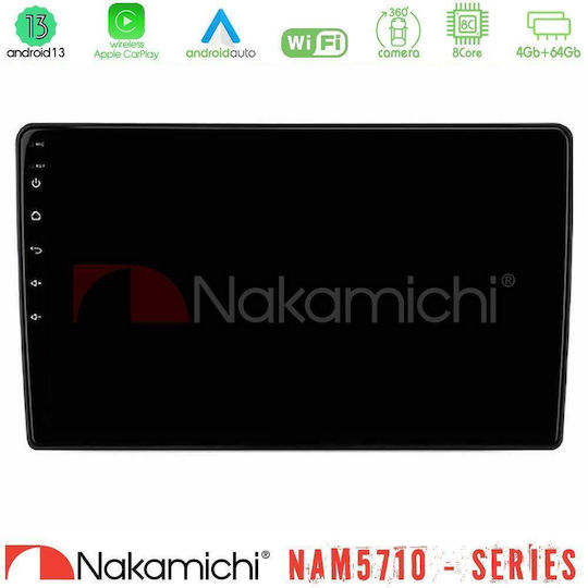 Nakamichi Ηχοσύστημα Αυτοκινήτου για Alfa Romeo Mito 2008-2014 (Bluetooth/USB/WiFi/GPS/Apple-Carplay/Android-Auto) με Οθόνη Αφής 9"